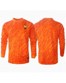 Francia Portiere Maglia Gara Trasferta Repliche Europei 2024 Maniche Lunghe